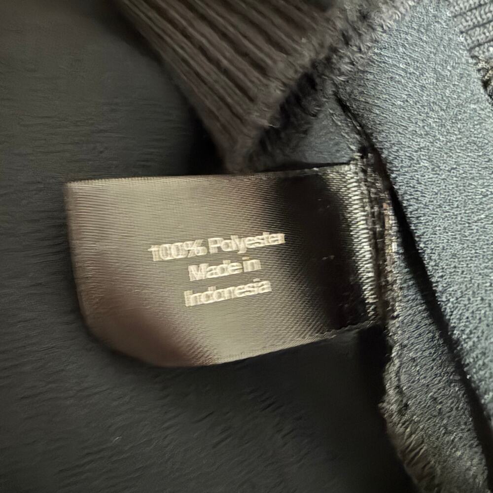 Lane Bryant Black Rhinestone Sheer Sleeve Top Size 22 24 Plus Blouse Dressy Chic - Picture 5 of 8